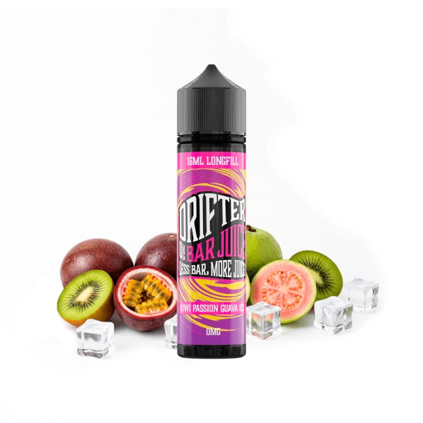 Drifter Bar Kiwi Passion Guava Ice Longfill 16ml sabor kiwi fruta de la pasión guayaba ice