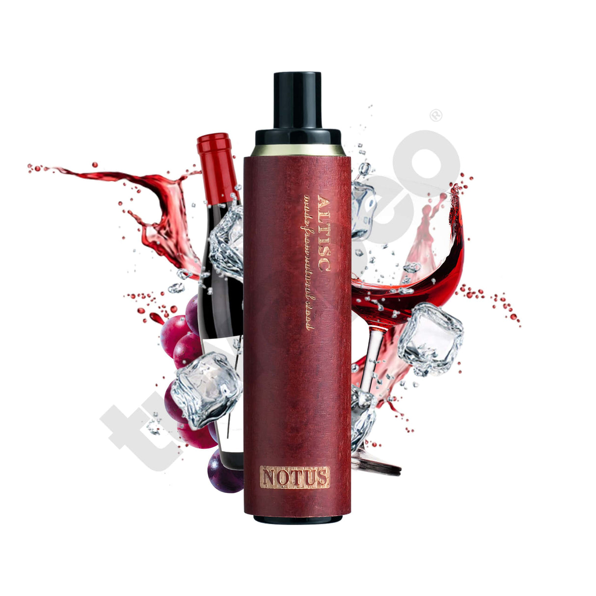 Vapers Desechables Altisc Notus Ice Wine Vaper Sin Nicotina