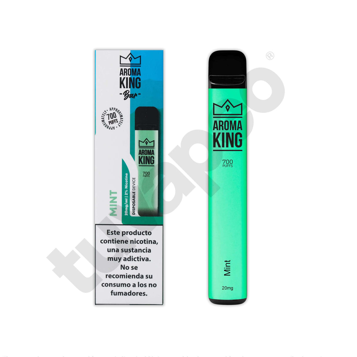 Vapers Desechables Aroma King Classic Mint Vaper Desechable 20mg