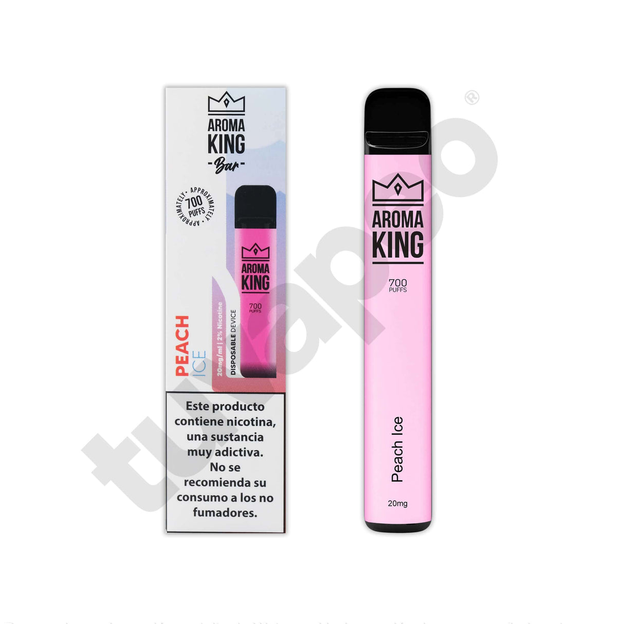 Vapers Desechables Aroma King Classic Peach Ice Vaper Desechable 20mg