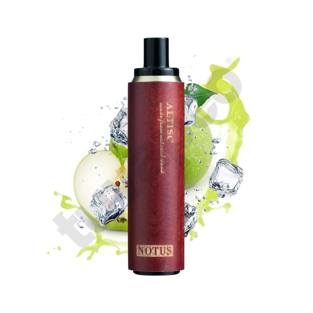 Vapers Desechables Altisc Notus Sour Apple Ice Vaper Sin Nicotina