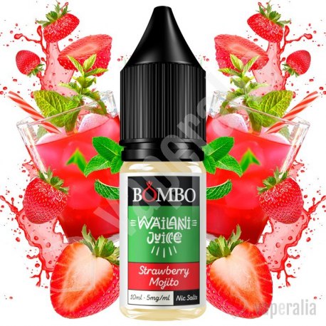 Sales de Nicotina Strawberry Mojito Wailani by Bombo 10ml