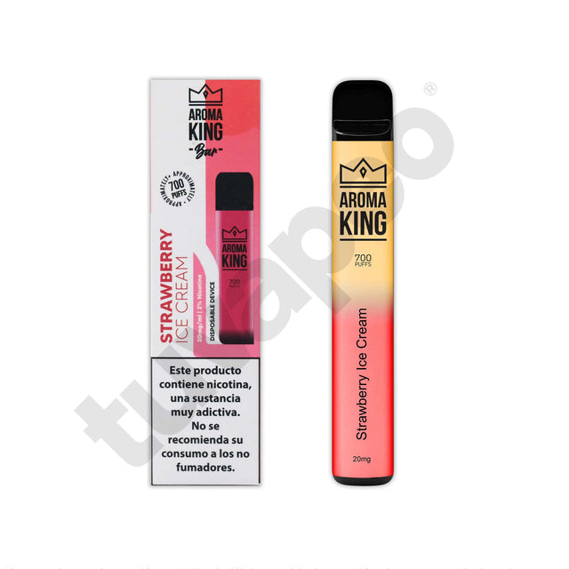 Vapers Desechables Aroma King Classic Strawberry Ice Cream Vaper Desechable 20mg