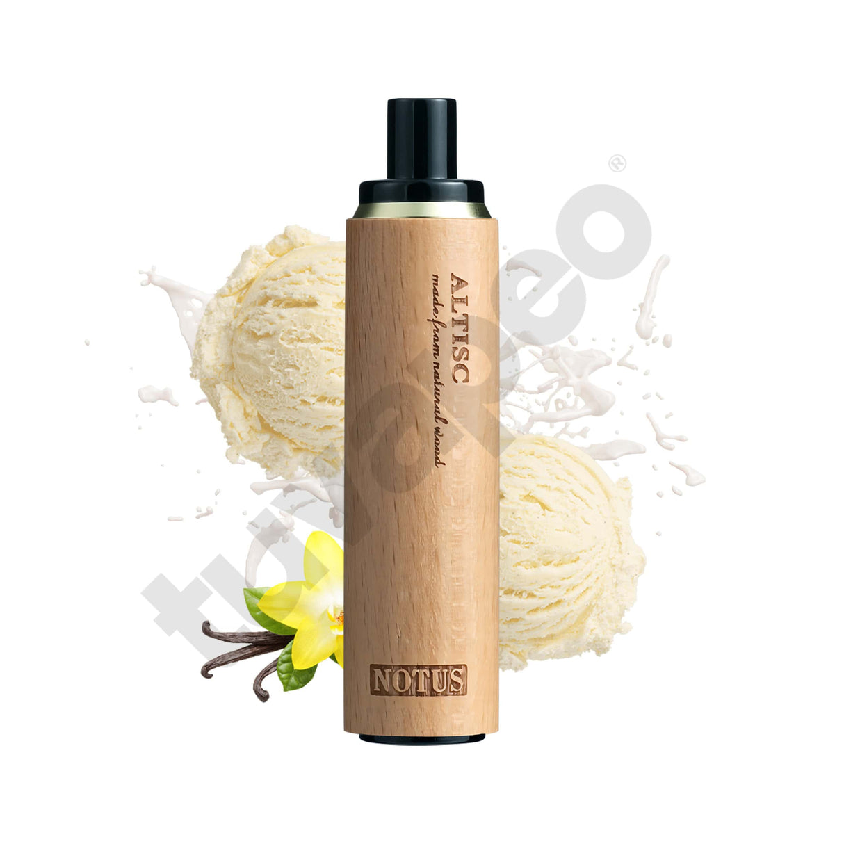 Vapers Desechables Altisc Notus Vanilla Ice Cream Vaper Sin Nicotina