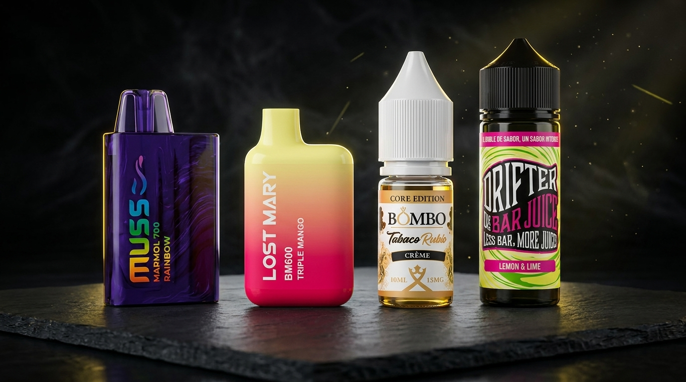 Mejores sabores de vaper: frutales, ice, dulces y tabaquiles