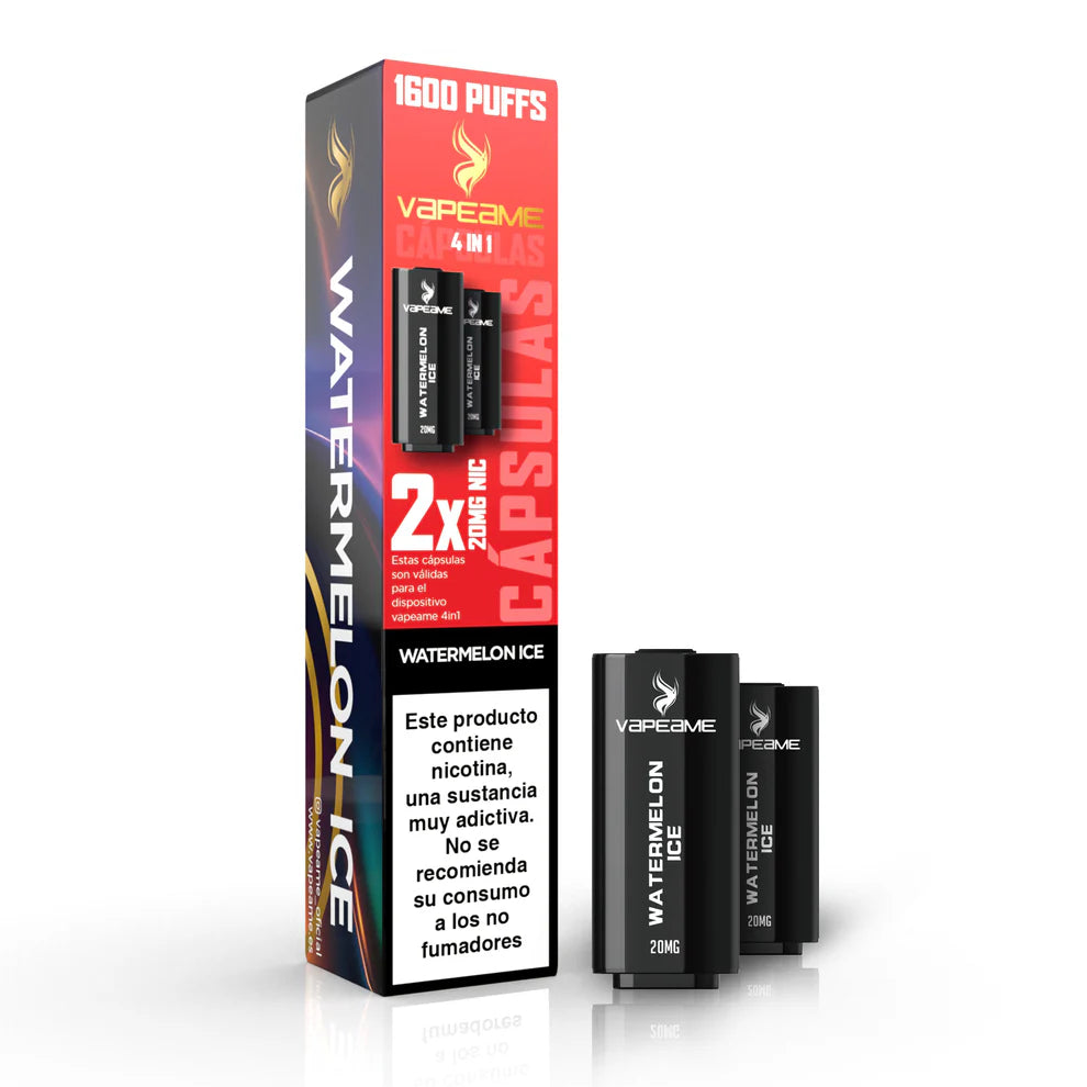 Vapers Desechables Vapeame Cápsula 4 en 1 Watermelon
