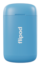 Estuche Flipod de color azul, para guardar los pods de tu vaper.