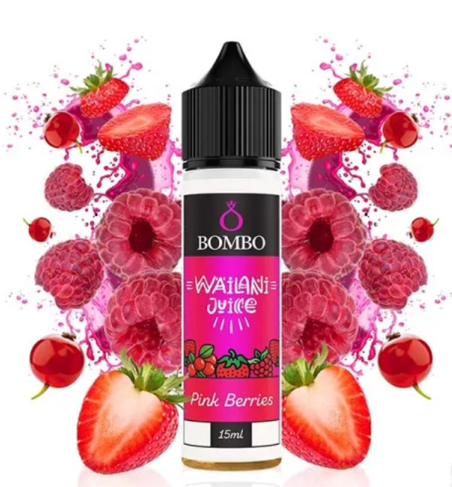Aroma Bacche Rosa 15ml/60ml Longfill Succo Wailani di Bombo con frutti di bosco