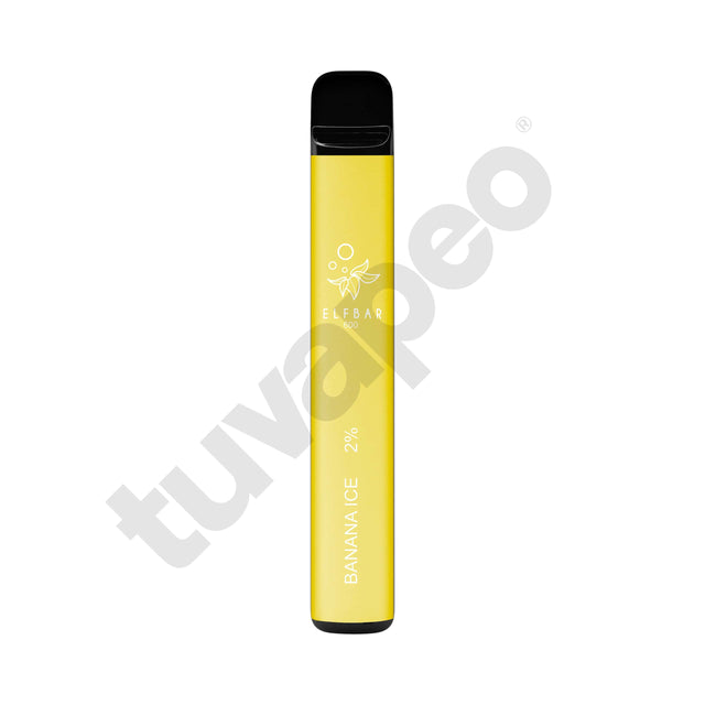 Vapers Desechables ElfBar 600 Vaper Desechable Banana Ice 20mg