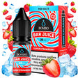 bottiglia di liquido elettronico Bombo Bar Juice Super Strawberry 10 ml, dal design fruttato che evoca la dolce fragola.
