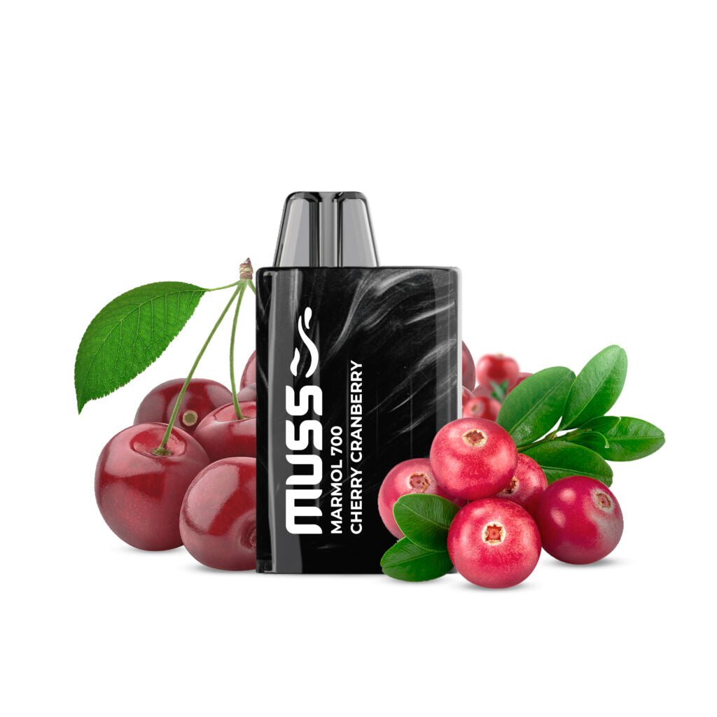 Disposable Vape Muss Marmol 700 Disposable Vape Cherry Cranberry (pack 5)