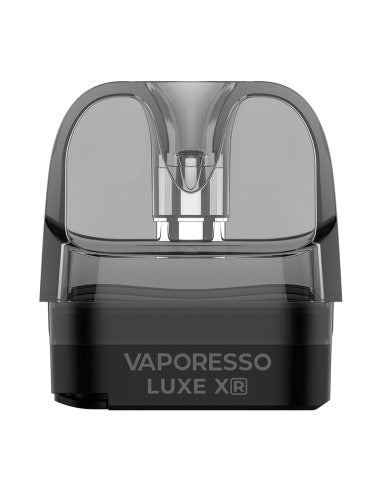Refillable cartridge Vaporesso Luxe XR Pod with transparent tank and black base, designed for devices Vaporesso Luxe XR.
