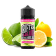 Aroma Drifter Bar Juice Lemon Lime 24 ml en formato longfill, botella con etiqueta en tonos cítricos junto a limón y lima que representan su sabor.