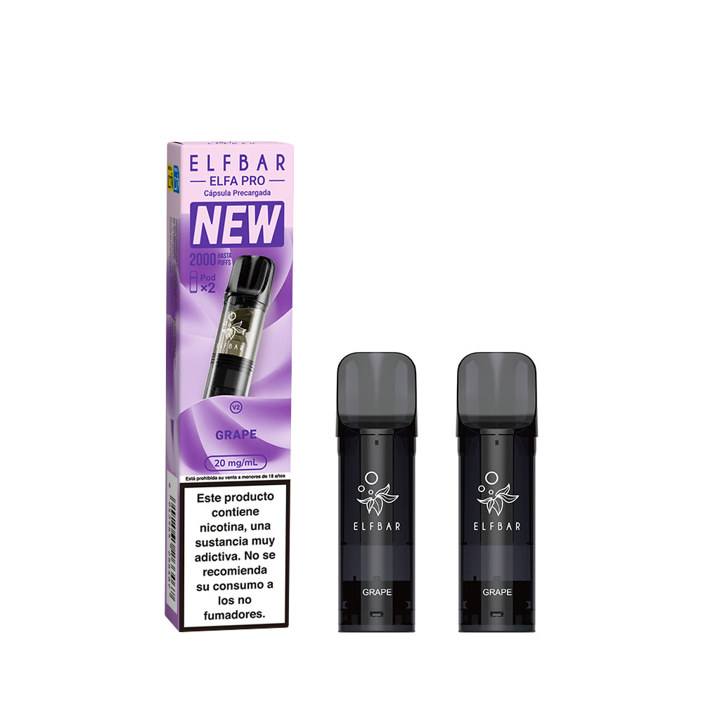 Cartucho Elfa Pro Grape (x2)