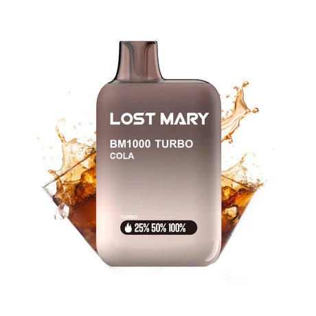 Vaper desechable Lost Mary MB1000 turbo, sabor a cola