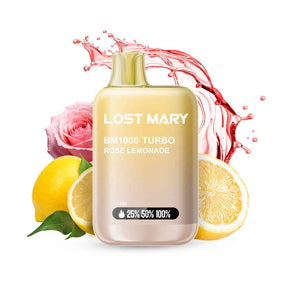 Vaper Desechable Lost Mary Bm1000 sabor Rose Lemonade