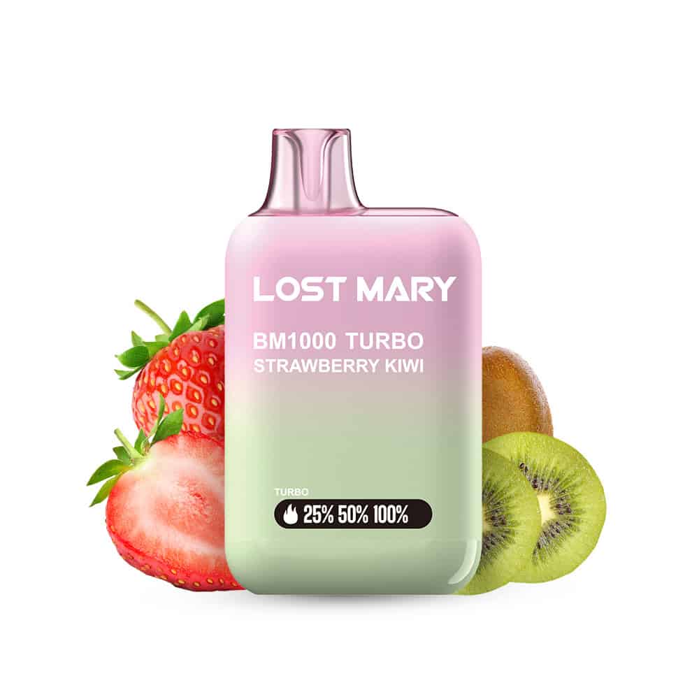 Vaper Desechable Lost Mary Bm1000 turbo sabor Strawberry Kiwi