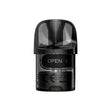 Replacement cartridge Lost Vape E Plus Pod, with transparent design, integrated mouthpiece and 2 ml tank, compatible with Thelema Elite devices and available in different resistances for MTL or DTL vaping.
