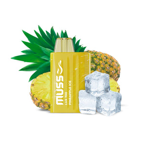 Vapeur jetable avec nicotine Muss Marmol 700 Glace à l'Ananas