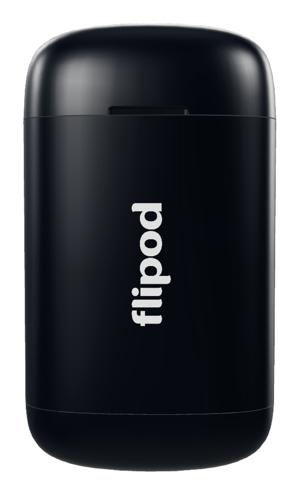 Estuche Flipod de color negro, para guardar y llevar los pods de tu vaper.