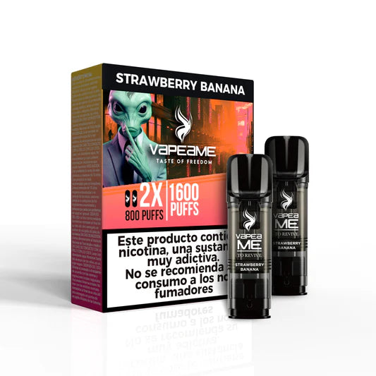 Vapers Desechables Vapeame To Revive Cápsulas Strawberry Banana