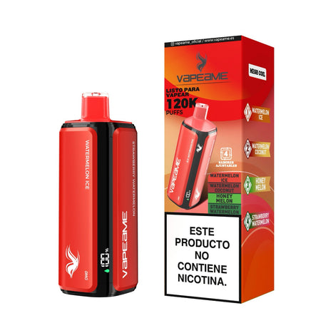 Vapeame Big Me Red Rush 120.000 Puffs – 4 en 1 Sin Nicotina