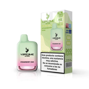 Vaper desechable Vapeame Icon sabor Strawberry Kiwi 20mg (2% nicotina) 900 puffs.