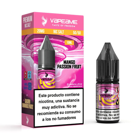 Vapeame Nic Salt Mango Passion Fruit 10ml 20mg sales de nicotina