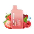 Sigaretta Elettronica Usa e Getta Lost Mary BM600 Fragola Lampone Ciliegia 20 mg/ml, dispositivo compatto con un massimo di 600 spruzzi e mix di gusti e-liquid di fragola, lampone e ciliegia dal profilo dolce e fruttato, design ergonomico con bocchino integrato e presentazione visiva ispirata ai frutti rossi che rappresentano il sapore del prodotto.
