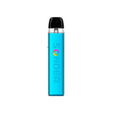 Sigaretta Elettronica Ricaricabile Geekvape Kit pod Sonder Q 2 in blu con design compatto a stick, logo frontale e cartuccia trasparente superiore con bocchino nero integrato.