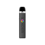 Sigaretta Elettronica Ricaricabile Geekvape Kit pod Sonder Q 2 in nero con design compatto a stick, logo frontale e cartuccia trasparente superiore con bocchino nero integrato.