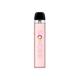 Sigaretta Elettronica Ricaricabile Geekvape Kit pod Sonder Q 2 in rosa con design compatto a stick, logo frontale e cartuccia trasparente superiore con bocchino nero integrato.