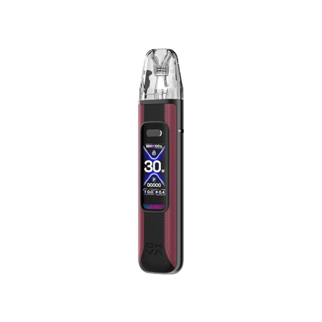 Rechargeable vape Oxva Xlim 3 black-maroon: compact and advanced pod-type device that offers great autonomy, adjustable power and excellent flavor, ideal for those looking to make the leap from disposable to something more professional.