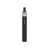 Sigaretta Elettronica Ricaricabile Vaporesso Eco One Kit Pro Pod in nero con design cilindrico e finitura testurizzata, serbatoio superiore trasparente e bocchino nero integrato.