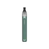 Sigaretta Elettronica Ricaricabile Vaporesso Eco One Kit Pro Pod in verde con design cilindrico e finitura testurizzata, serbatoio superiore trasparente e bocchino nero integrato.