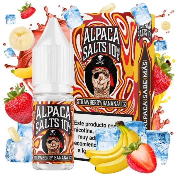 Alpaca Salts Strawberry Banana Ice 10ml