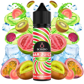 Bombo Bar Juice Aroma Kiwi Guava Passion Ice 12ml/60ml Longfill