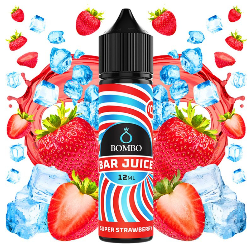 Bombo Bar Juice Aroma Super Strawberry Ice 12ml/60ml Longfill