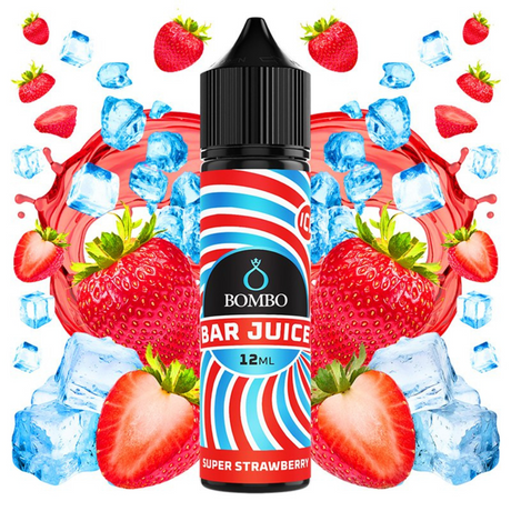 Bombo Bar Juice Aroma Super Strawberry Ice 12ml/60ml Longfill