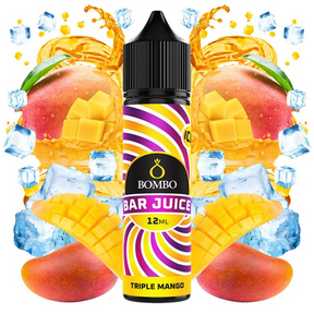 Bombo Bar Juice Aroma Triple Mango Ice 12ml/60ml Longfill