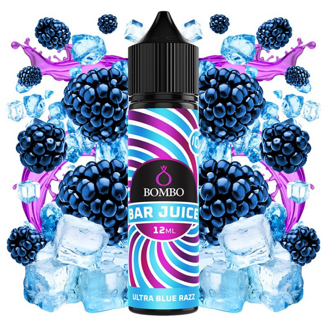 Bombo Bar Juice Aroma Ultra Blue Razz Ice 12ml/60ml Longfill