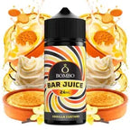Botella de aroma sabor a vainilla custard para vaper. Marca bombo bar juice 24ml