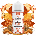 Flacon de marque Bombo, tabac blond aromatisé à l'amande. Édition de base longfill