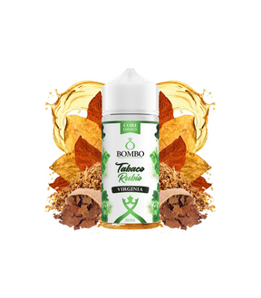 Flacon de 20ml de marque Bombo, tabac blond saveur virginie. Édition de base longfill