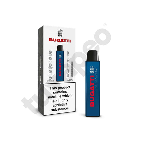 Vapers Desechables Aroma King Bugatti Quattro Blue Razz Lemonade 20mg