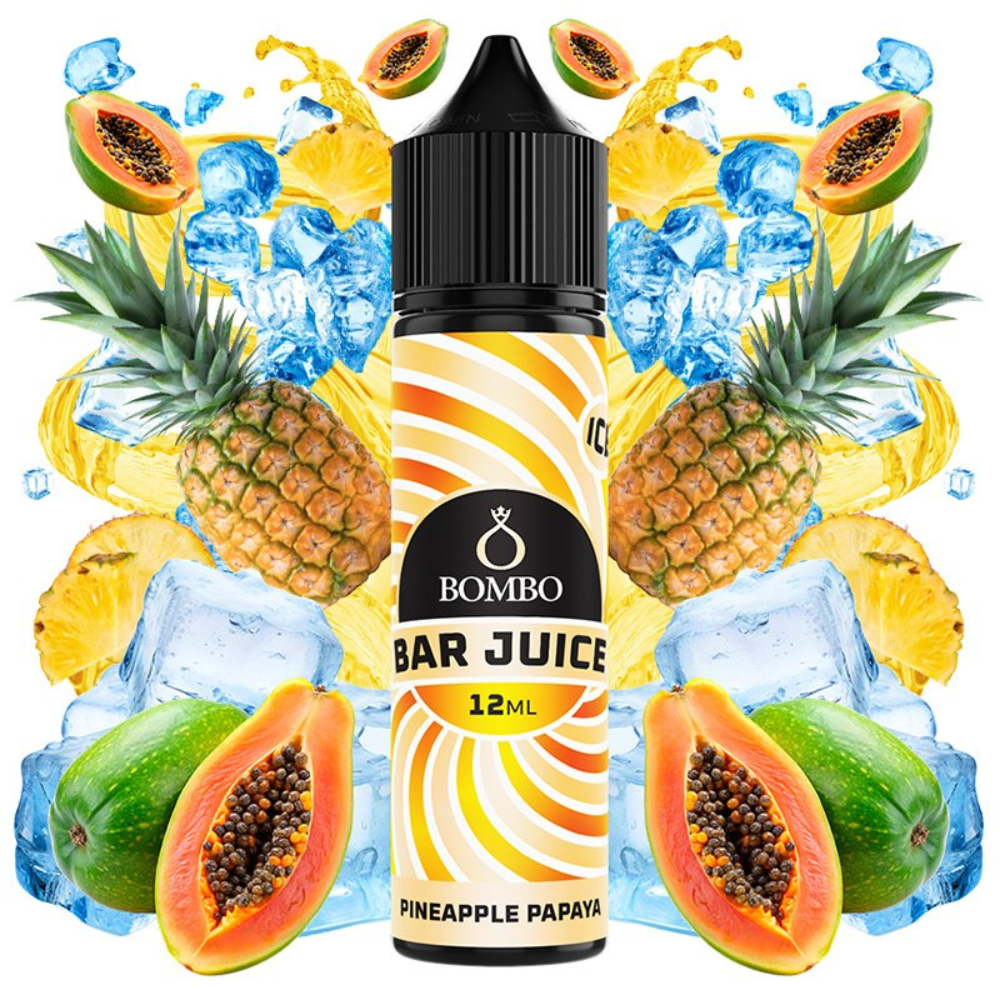 Bombo Bar Juice Aroma Pineapple Papaya Ice 12ml/60ml Longfill