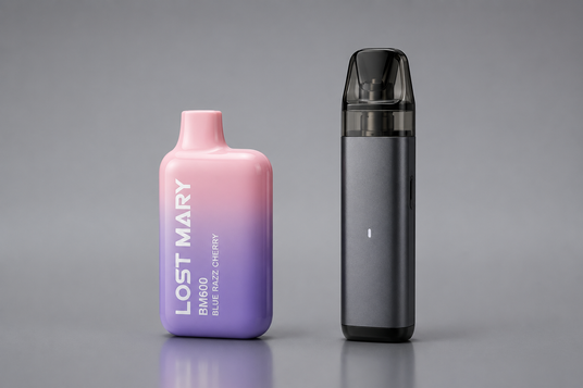 Diferencias entre pods recargables y vapers desechables