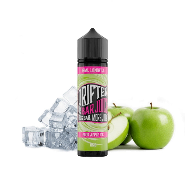 Drifter Bar Sour Apple Ice Longfill 16ml sabor manzana verde ácida y hielo