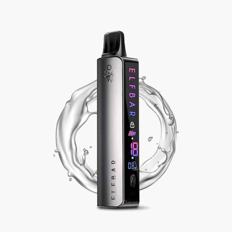 Silver gray Elfa Master. Vape with application for intensity control.