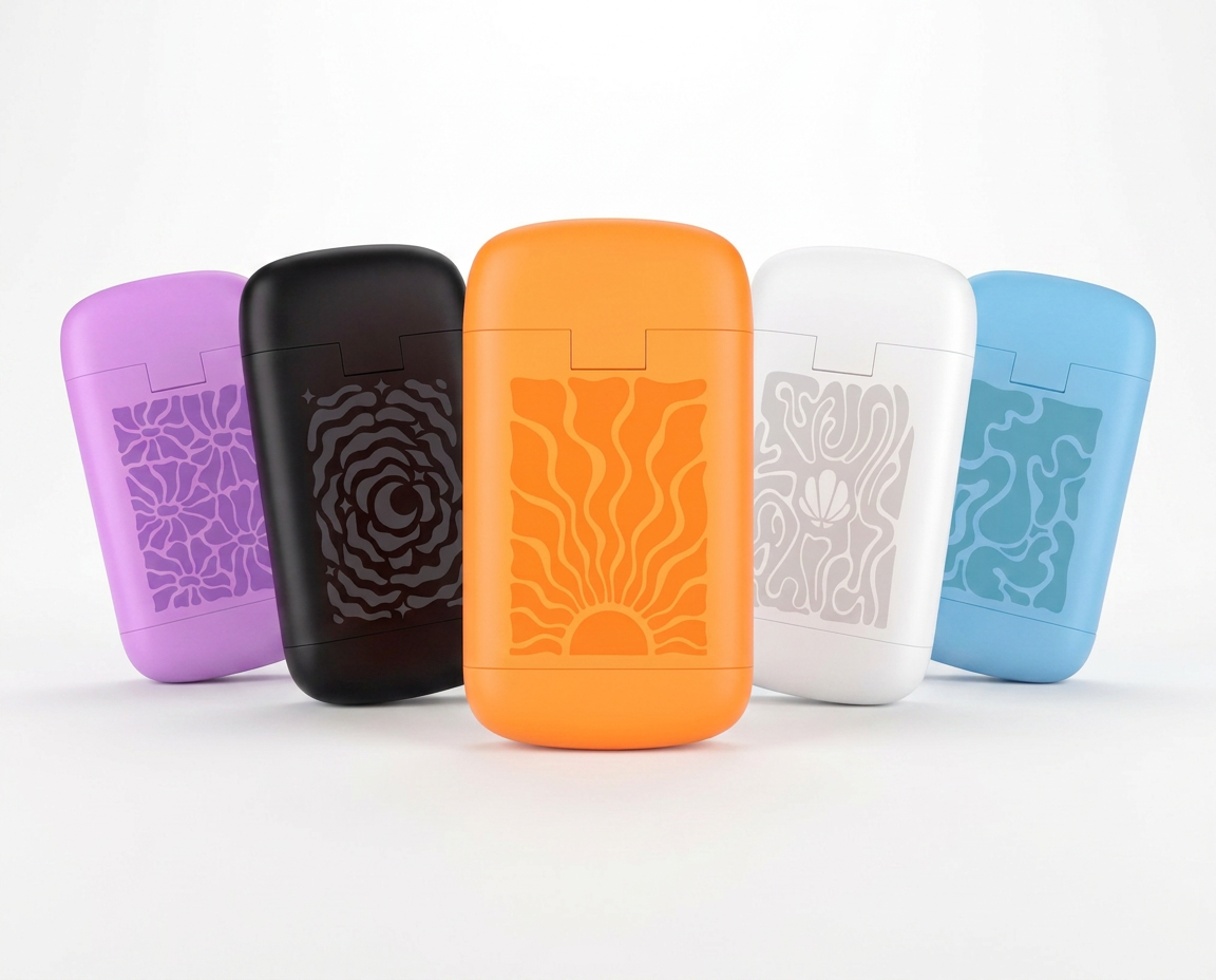 Estuches flipod  diseño parte detrás